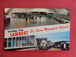 Missouri > St Louis – Missouri Multi View Airport & Terminal Interior Not Mailed     Ref 1278 - St Louis – Missouri