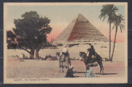 Egypt  Postcard The Pyramid Of Chefren , Unused - Pyramiden