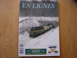 EN LIGNES Revue Ferroviaire N° 77 En Italie Est De La Pologne Siemens SNCB NMBS Chemins Fer Train Autorail Rail - Railway & Tramway