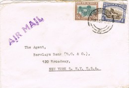 7860. Carta Aerea JOHANNESBURG (South Africa) 1951 - Lettres & Documents