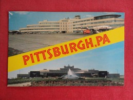 Pennsylvania > Pittsburgh Multi View Airport Not Mailed  Ref 1278 - Pittsburgh