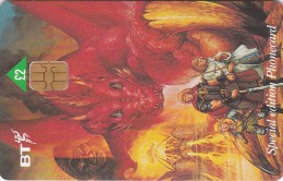 UK, BCC-010, Dragons Of Summer Flame 1 - The Fifth Age, 2 Scans. - BT General