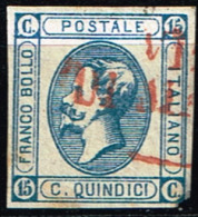 Italia REGNO - 1863 Sass. 12 - USATO - Autres & Non Classés