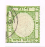 Italia REGNO - PROVINCE NAPOLETANE - 1861 - Mezzo Tornese Sass.6 - Usato - Napels