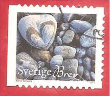 SVEZIA USATO - 2013 - Heart Of Nature - Brev - WNS SE001.13 - AUTOADESIVO - Used Stamps