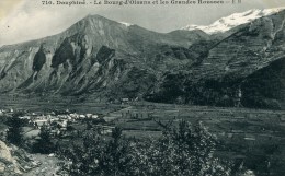 BOURG D'OISANS (Isère) - Le Bourg D'Oisans Et Les Grandes Rousses - Vue Générale - Bourg-d'Oisans