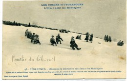 GERARDMER(Vosges) - Glissages En Girouettes Aux Flancs Des Montagnes - Gerardmer