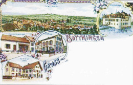 Suisse,  BL Basle-Country, Bottmingen,  Litho, Reproduction - Bottmingen