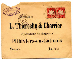 Lettre Commerciale De Munich (München) (02.07.1904) Pour Pithiviers (04.07.1904)_Paris Etranger - Storia Postale