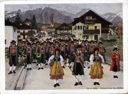 SEEFELD - Bürger Musikkapelle Seefeld, Tirol, In Altseefelder Nationaltracht, Klischee U.Druck Kinderfreund-Anstalt ... - Seefeld