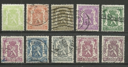 Belgium ; 1936 Issue Stamps - 1929-1937 Heraldic Lion