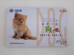 China Prepaid Phonecard,dog,used - Chine