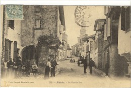 Carte Postale Ancienne Bidache - La Grande Rue - Bidache