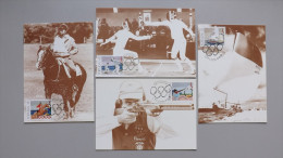 Portugal 1884/7 Sc 1867/0 2020/3 Maximumkarte MK/MC, ESST, Olympische Sportarten 1991 - Maximum Cards & Covers