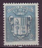 Andorra, Frenc Admin., 1936/42 - 2c Coat Of Arms - Nr.66 MNH** - Neufs