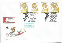 Hungarian Olympic Champions In London Special Cover OLYMPIAFILA Olympic Exhibition `98. - Summer 1948: London