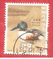 HONG KONG USATO - 2006 - UCCELLI - Northern Shoveler - 13 HK$ - Michel HK 1400 - Gebraucht