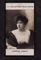 Petite Photo 2ème Collection Félix Potin (chocolat), Marguerite Carrère-Xanrof, Artiste, 1907 - Alben & Sammlungen