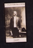 Petite Photo 2ème Collection Félix Potin (chocolat), Emile Faguet (1847-1916), Homme De Lettres, 1907 - Albums & Verzamelingen
