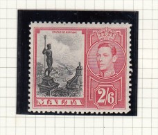 King George VI - 1938 - Malte (...-1964)