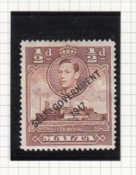 King George VI - 1948 - Self Government - Malta (...-1964)