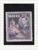 King George VI - 1948 - Self Government - Malte (...-1964)