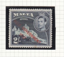 King George VI - 1948 - Self Government - Malte (...-1964)