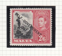 King George VI - 1948 - Self Government - Malte (...-1964)