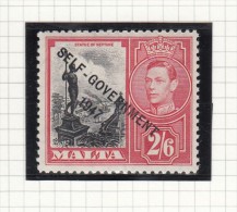 King George VI - 1948 - Self Government - Malta (...-1964)