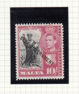 King George VI - 1948 - Self Government - Malta (...-1964)