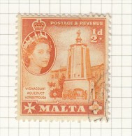 Queen Elizabeth II - 1956 - Malta (...-1964)