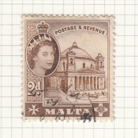 Queen Elizabeth II - 1956 - Malta (...-1964)