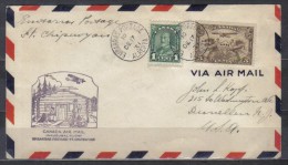 Canada Inaugural Flight  Embarras Portage - Ft. Chipewyan 1931 - First Flight Covers