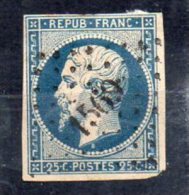 FRANCE    N°10   Ob   PC 1569  Janville (27) - 1852 Louis-Napoléon