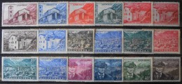 ANDORRE 1944-46 - PAYSAGES - 18 TIMBRES NEUFS* Y&T 13,50€ - Neufs