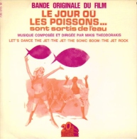 EP 45 RPM (7")  B-O-F  Mikis Théodorakis  "  Le Jour Ou Les Poissons Sont Sortis De L'eau  " - Soundtracks, Film Music