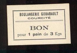 Bon Pour 1 Pain De 3 Kgs  -  Boulangerie Gouabault  à  Courcité (53) - Bons & Nécessité