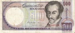 BILLETE DE VENEZUELA DE 500 BOLIVARES DEL AÑO 1998 (BANKNOTE) - Venezuela