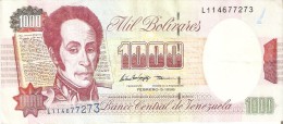 BILLETE DE VENEZUELA DE 1000 BOLIVARES DE FEBRERO DEL 1998 (BANKNOTE) - Venezuela