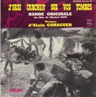 EP 45 RPM (7")  B-O-F  Alain Goraguer  "  J'irai Cracher Sur Vos Tombes  " - Soundtracks, Film Music