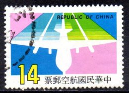 TAIWAN 1987 Air - $14 - Airplane  FU - Poste Aérienne