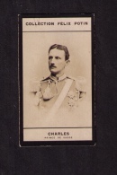 Petite Photo 2e Collection Félix Potin (chocolat), Charles, Prince De Suède Et Norvège, 1907 - Alben & Sammlungen