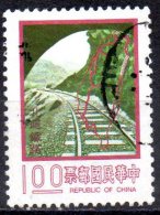 TAIWAN 1977 Major Construction Projects - $1 - Taiwan North Link Railway   FU - Usados