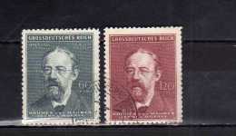 GERMANY GERMAN OCCUPATION OCCUPAZIONE TEDESCA BOHEMIA AND MORAVIA 1944 BEDRICH SMETANA COMPLETE SET USED - Gebruikt