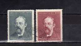 GERMANY GERMAN OCCUPATION OCCUPAZIONE TEDESCA BOHEMIA AND MORAVIA 1944 BEDRICH SMETANA COMPLETE SET USED - Gebraucht