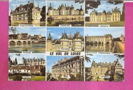 LE VAL DE LOIRE    -  ** 9 VUES DE CHATEAUX **  -  Editeur ; C.A.P. De Paris   N° 1530 - Pays De La Loire