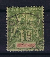 Indo-Chine   : Yvert Nr 15 Used Obl, Signed/ Signé/signiert/ Approvato - Oblitérés