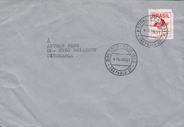 Brazil BROOKLIN PAULISTA Sao Paulo 1991 Cover Letra To BALLERUP Denmark - Lettres & Documents