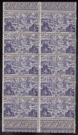 St Pierre Et Miquelon 1946 MH Sc C12 Block Of 10 20fr Chad To Rhine Issue Variety - Blocs-feuillets