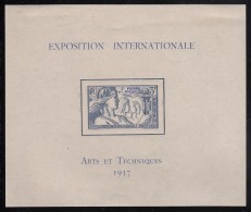 St Pierre Et Miquelon 1937 MH Sc 171 Souvenir Sheet Imperf 3fr Colonial Arts Exhibition - Nuevos